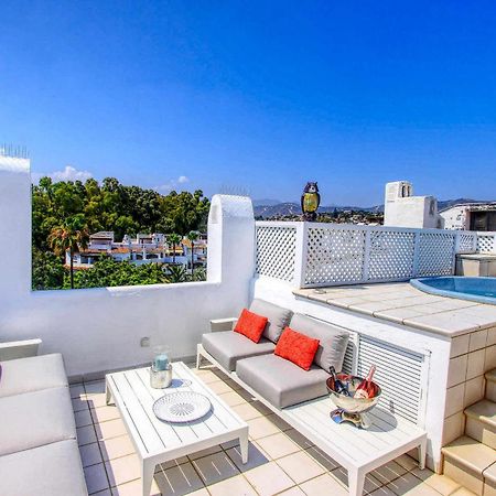 1080 Beachfront Penthouse 3 Floors Jacuzzi 2 Pools Wifi Roof Terrace Marbellac Extérieur photo