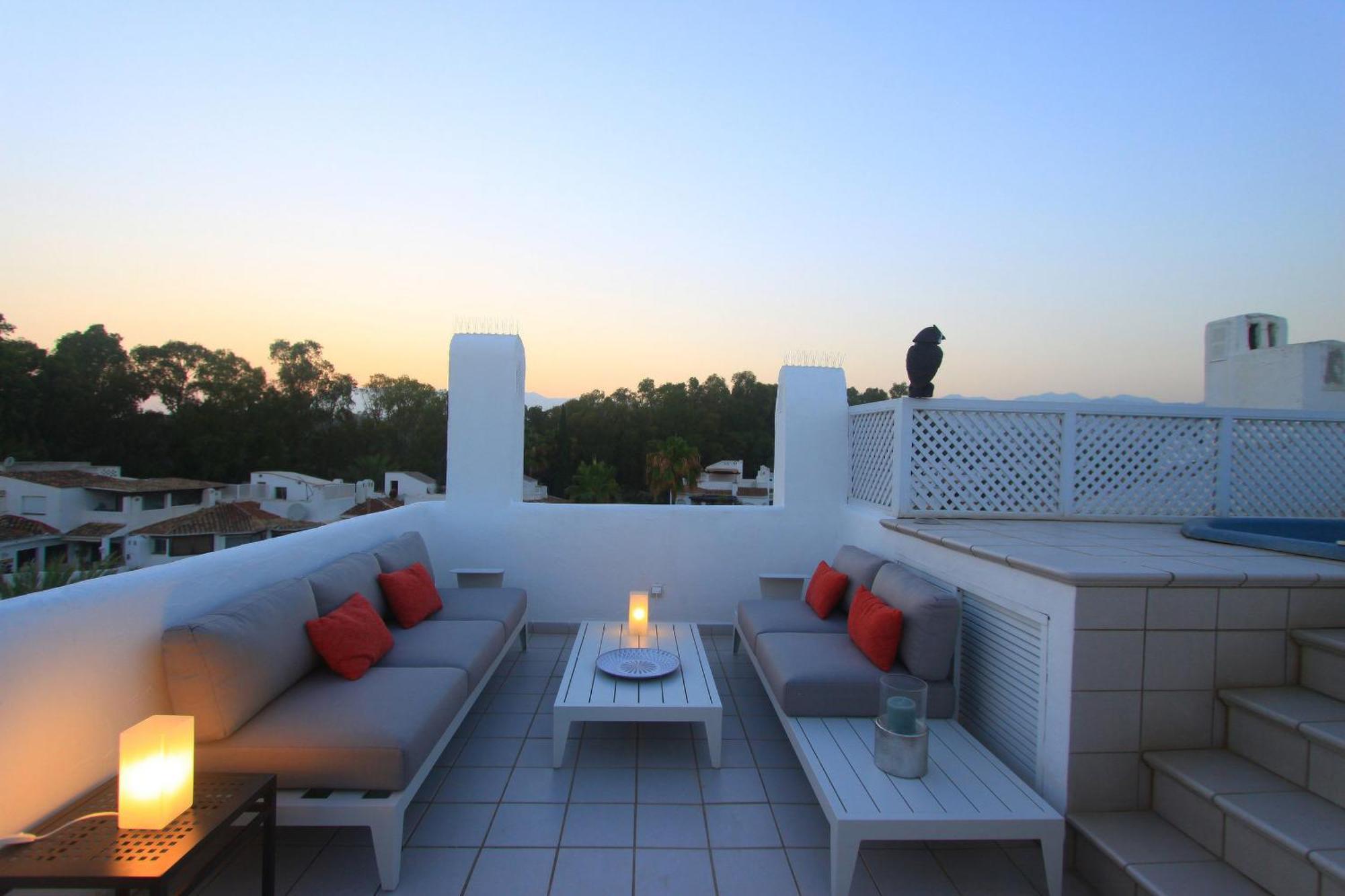 1080 Beachfront Penthouse 3 Floors Jacuzzi 2 Pools Wifi Roof Terrace Marbellac Extérieur photo